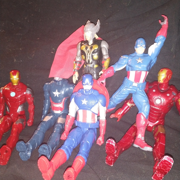 6 marvel figures Clearance